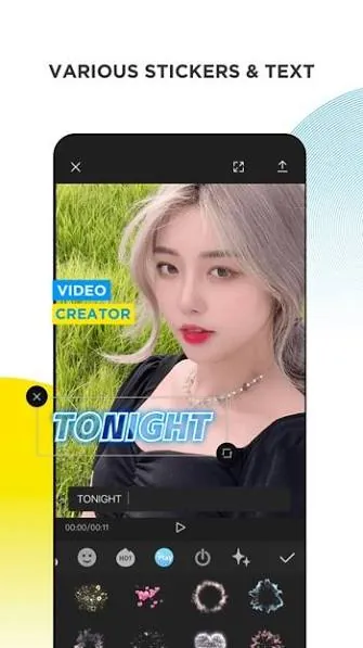 Adding animated text and stickers to a video in CapCut
